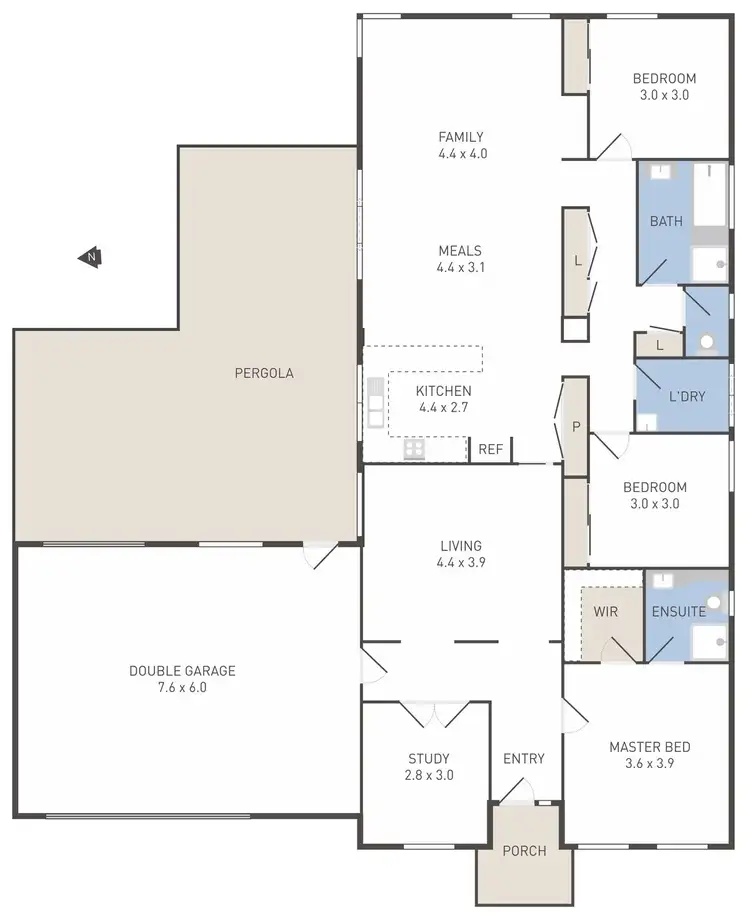 Floorplan of Homely house listing, 2 Anvil Court, Tarneit VIC 3029