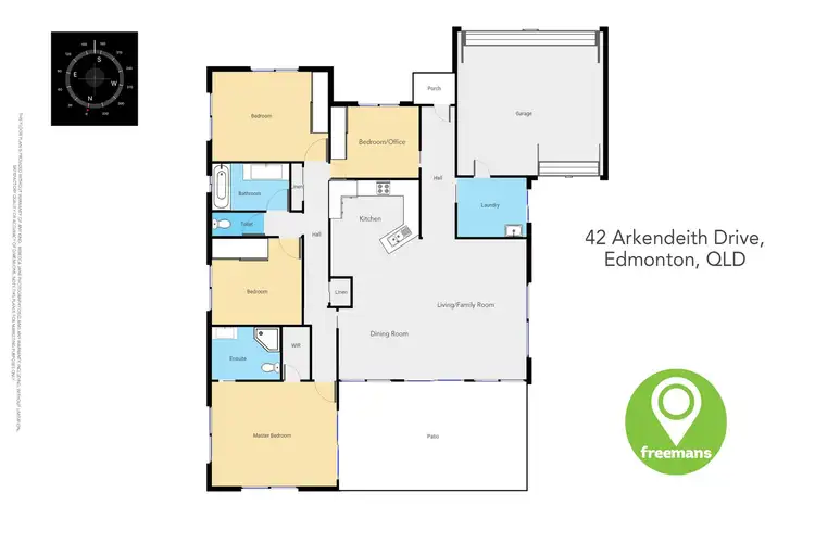 Floorplan of Homely house listing, 42 Arkendeith Drive, Edmonton QLD 4869
