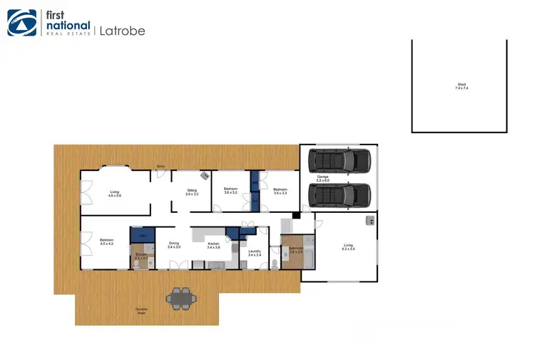 Floorplan of Homely house listing, 420 Whitelaws Track, Yinnar South VIC 3869