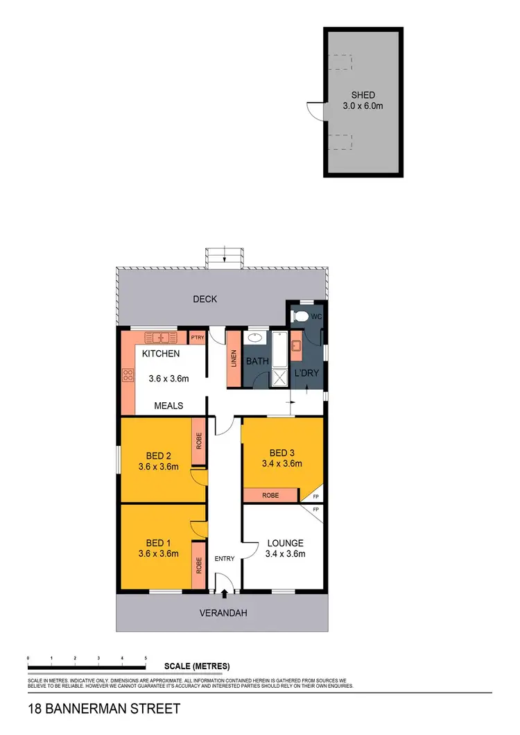 Floorplan of Homely house listing, 18 Bannerman Street, Bendigo VIC 3550