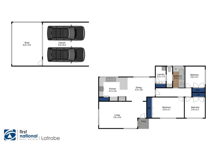 Floorplan of Homely house listing, 48 Hawthorn Crescent, Churchill VIC 3842