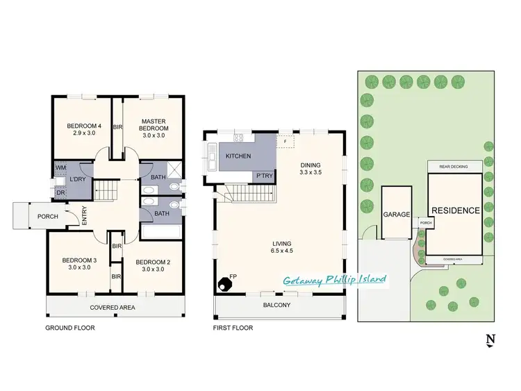 Floorplan of Homely house listing, 20 Katherine Circuit, Cowes VIC 3922
