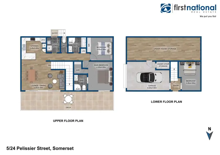 Floorplan of Homely unit listing, 5/24 Pelissier Street, Somerset TAS 7322