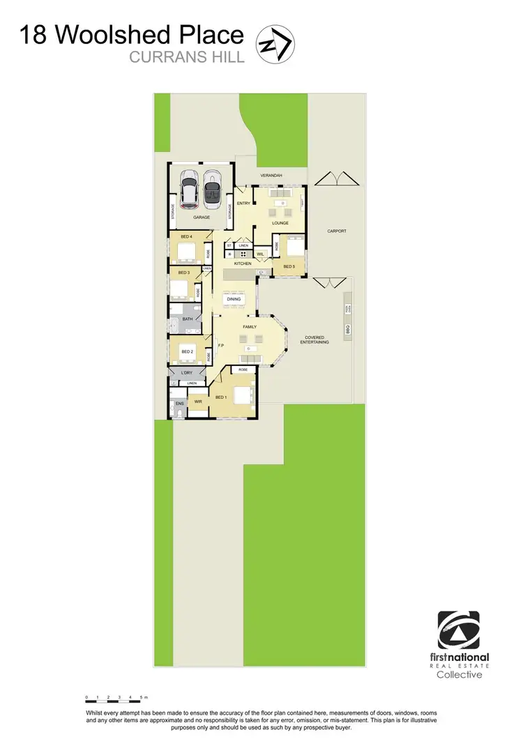 Floorplan of Homely house listing, 18 Woolshed Place, Currans Hill NSW 2567