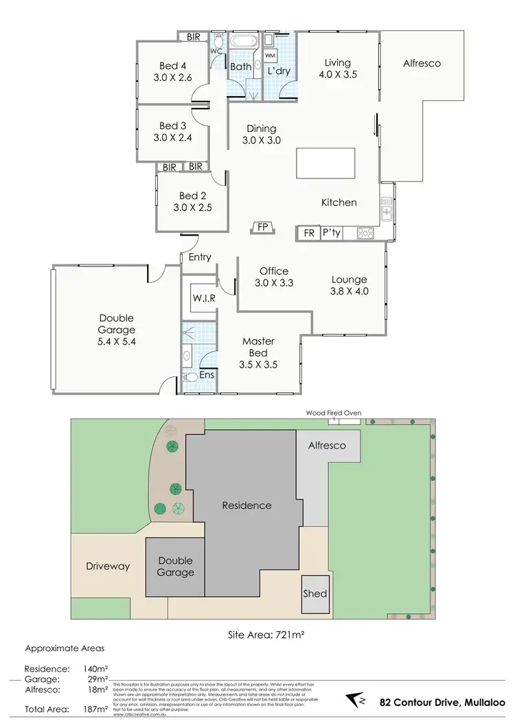Floorplan of Homely house listing, 82 Contour Drive, Mullaloo WA 6027