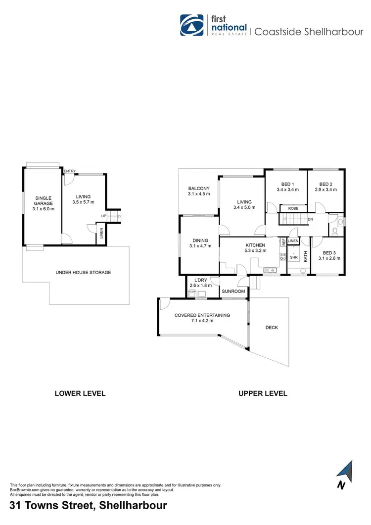 Floorplan of Homely house listing, 31 Towns Street, Shellharbour NSW 2529
