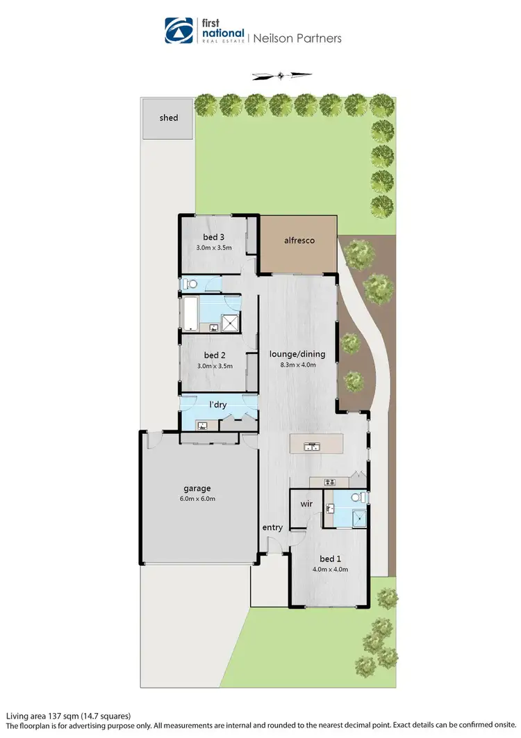 Floorplan of Homely townhouse listing, 2/5 Kerry Place, Garfield VIC 3814