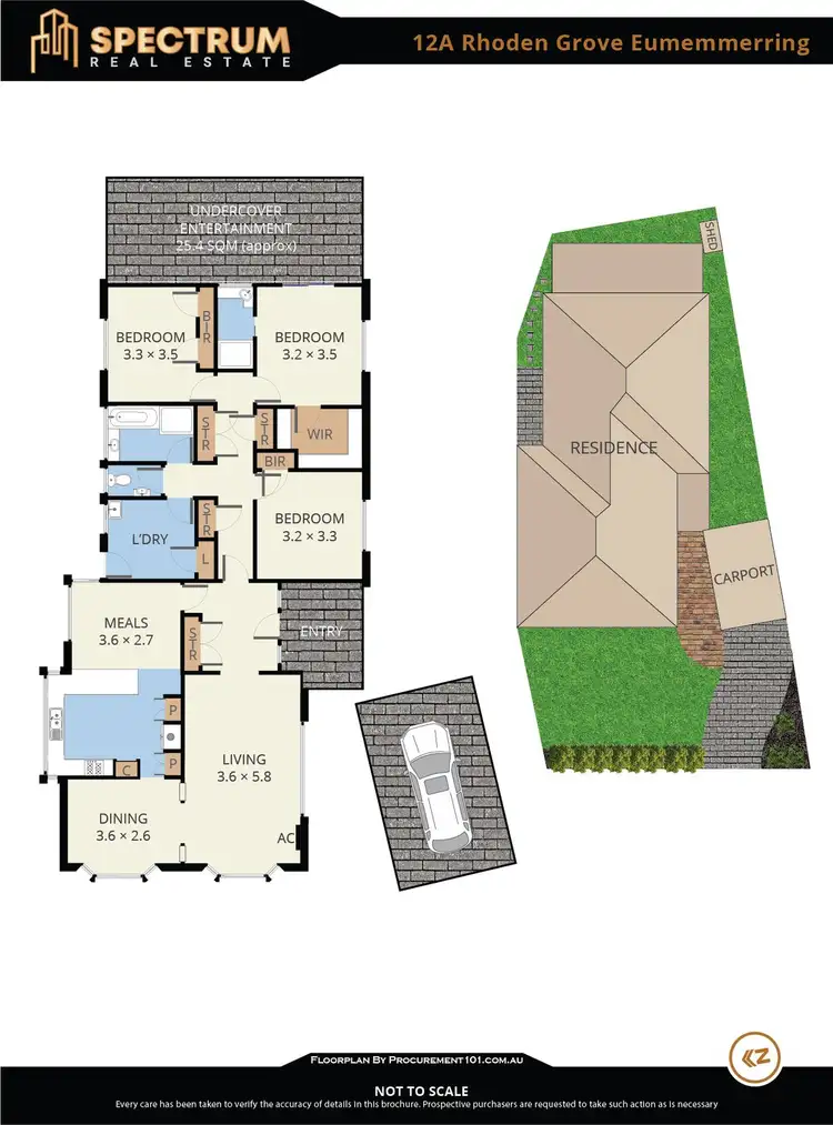 Floorplan of Homely house listing, 12a Rhoden Grove, Eumemmerring VIC 3177
