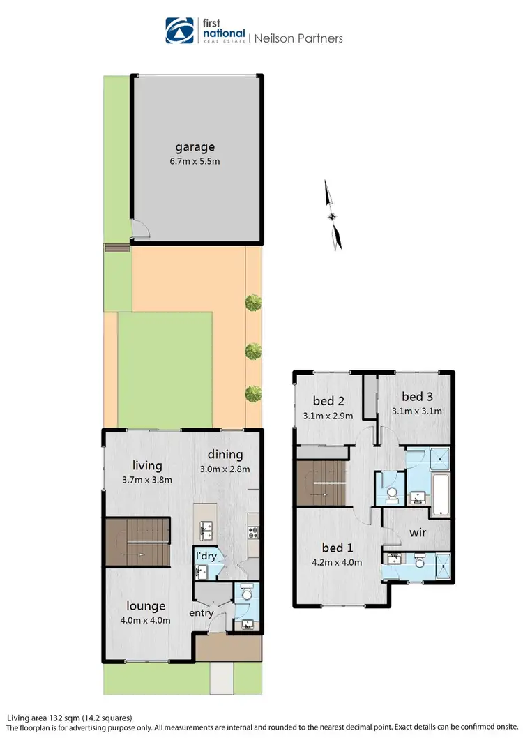 Floorplan of Homely townhouse listing, 55 Atlantic Drive, Pakenham VIC 3810
