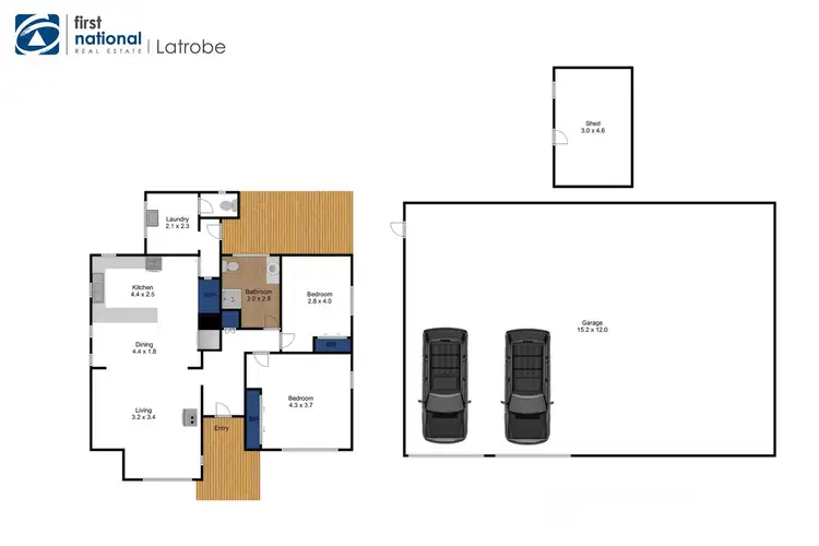 Floorplan of Homely house listing, 102 Sagars Road, Hazelwood North VIC 3840