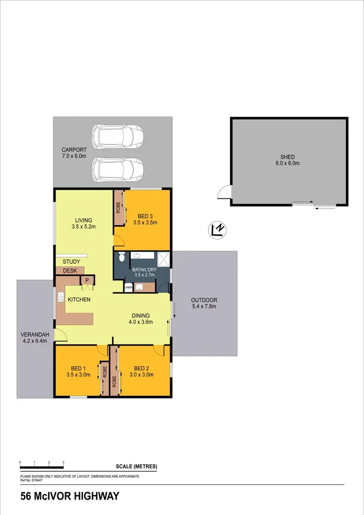 Floorplan of Homely house listing, 56 McIvor Highway, Axedale VIC 3551