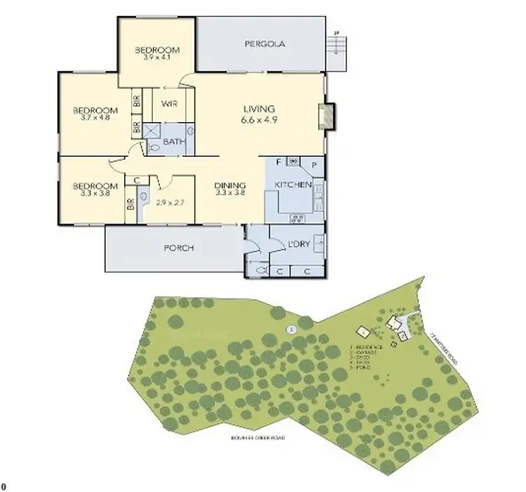 Floorplan of Homely rural property listing, 73 Matters Road, Pakenham Upper VIC 3810