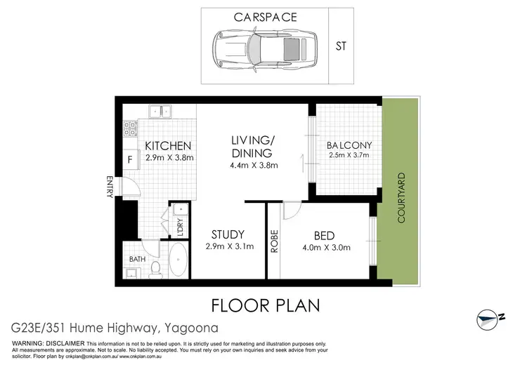 Floorplan of Homely apartment listing, G23/351 Hume Highway, Bankstown NSW 2200