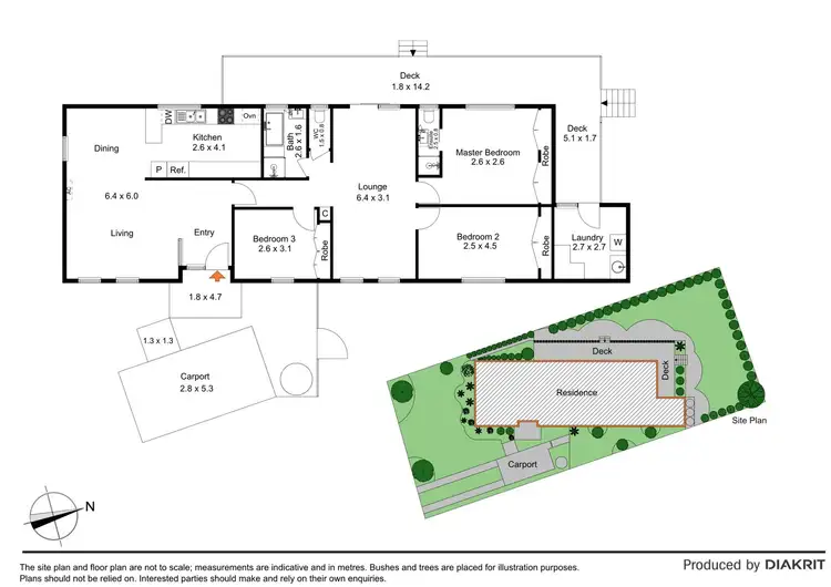Floorplan of Homely other listing, 55 Keith Avenue, Sunbury VIC 3429