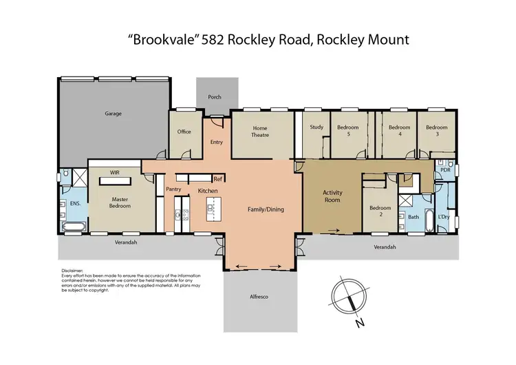 Floorplan of Homely rural property listing, 582 Rockley Road, Rockley Mount NSW 2795