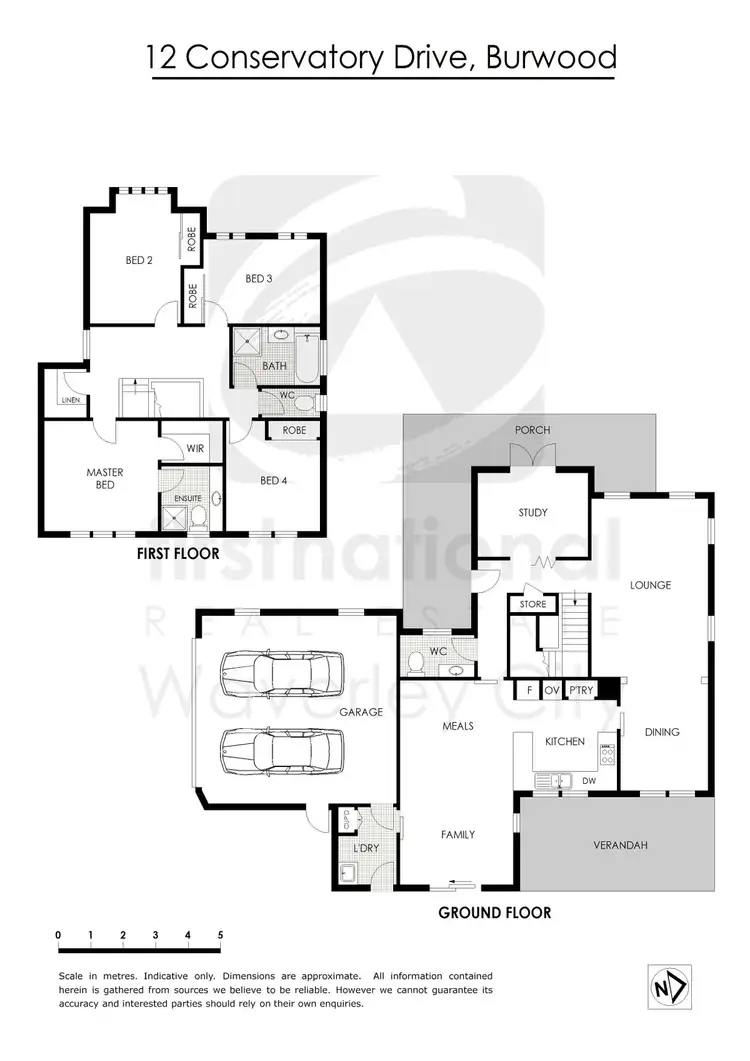 Floorplan of Homely house listing, 12 Conservatory Drive, Burwood VIC 3125