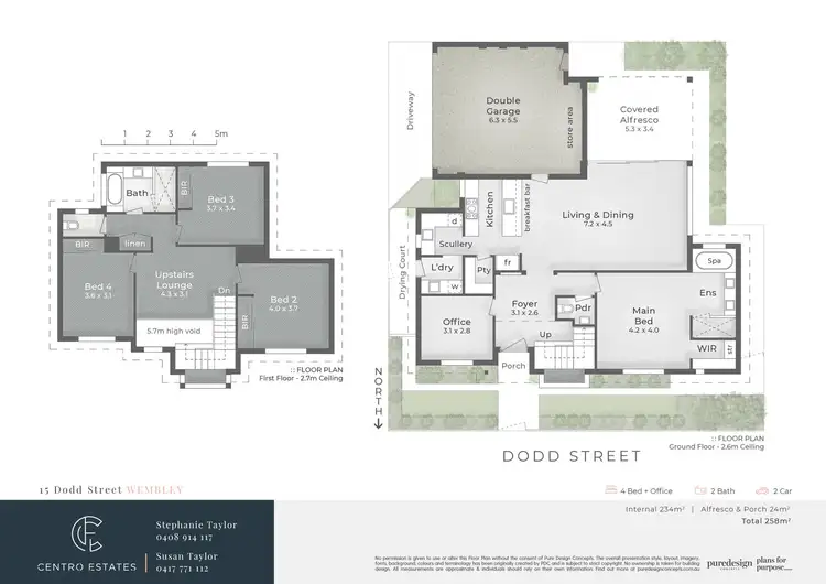 Floorplan of Homely house listing, 15 Dodd Street, Wembley WA 6014