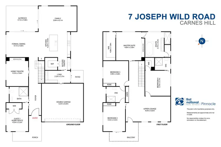 Floorplan of Homely house listing, 7 Joseph Wild Road, Carnes Hill NSW 2171