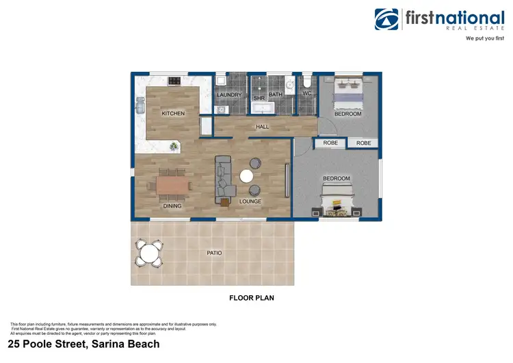 Floorplan of Homely house listing, 25 Poole Street, Sarina Beach QLD 4737