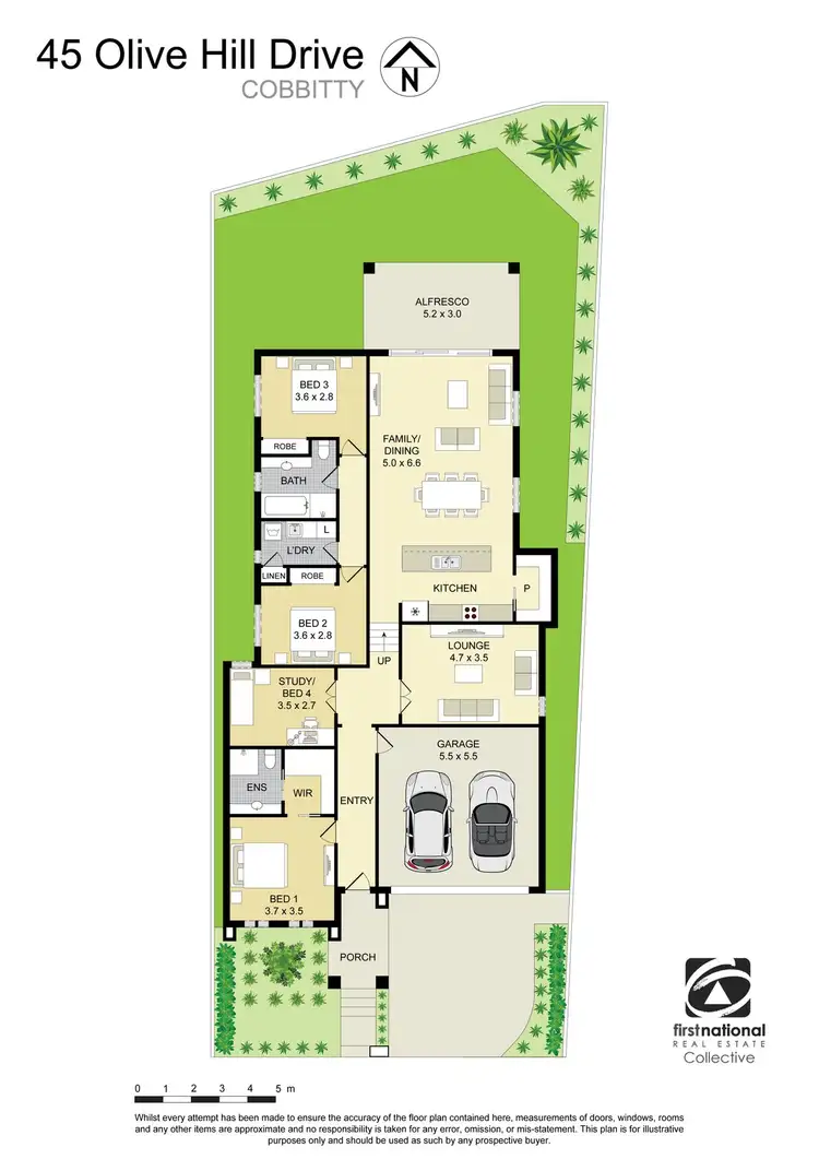 Floorplan of Homely house listing, 45 Olive Hill Drive, Cobbitty NSW 2570