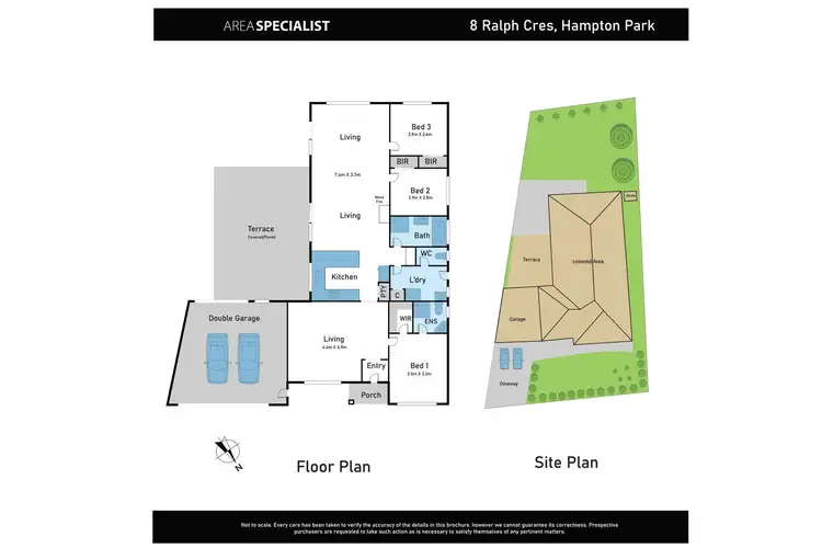 Floorplan of Homely house listing, 8 Ralph Crescent, Hampton Park VIC 3976