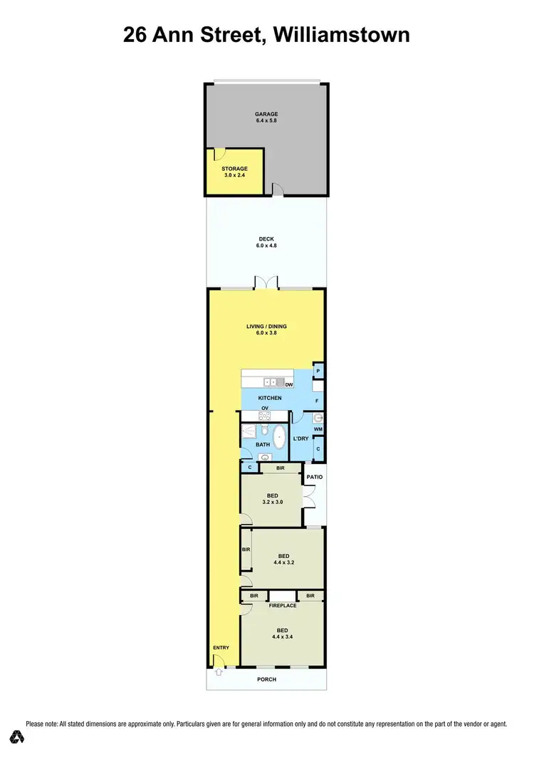 Floorplan of Homely house listing, 26 Ann Street, Williamstown VIC 3016