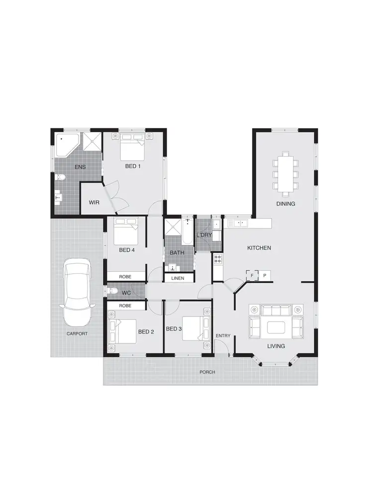 Floorplan of Homely house listing, 37 Outtrim Avenue, Calwell ACT 2905