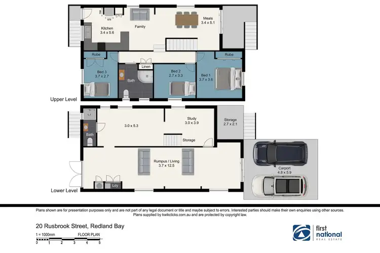 Floorplan of Homely house listing, 20 Rusbrook Street, Redland Bay QLD 4165