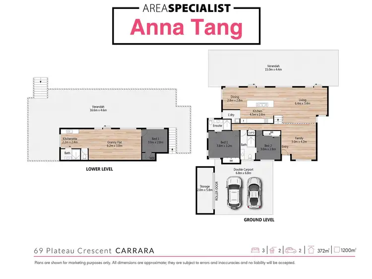 Floorplan of Homely house listing, 69 Plateau Crescent, Carrara QLD 4211