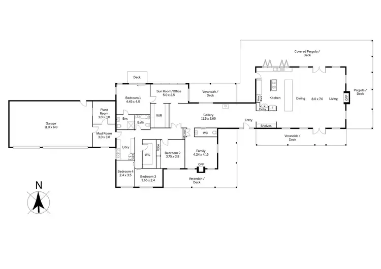 Floorplan of Homely rural property listing, 318 Black Hill Road, Toolern Vale VIC 3337
