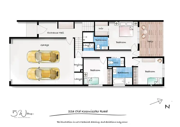 Floorplan of Homely townhouse listing, 22A Old Kosciuszko Road, East Jindabyne NSW 2627