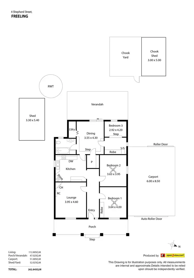 Floorplan of Homely house listing, 4 Shepherd Street, Freeling SA 5372