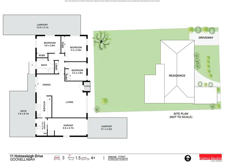 Floorplan of Homely house listing, 11 Holmesleigh Drive, Goonellabah NSW 2480