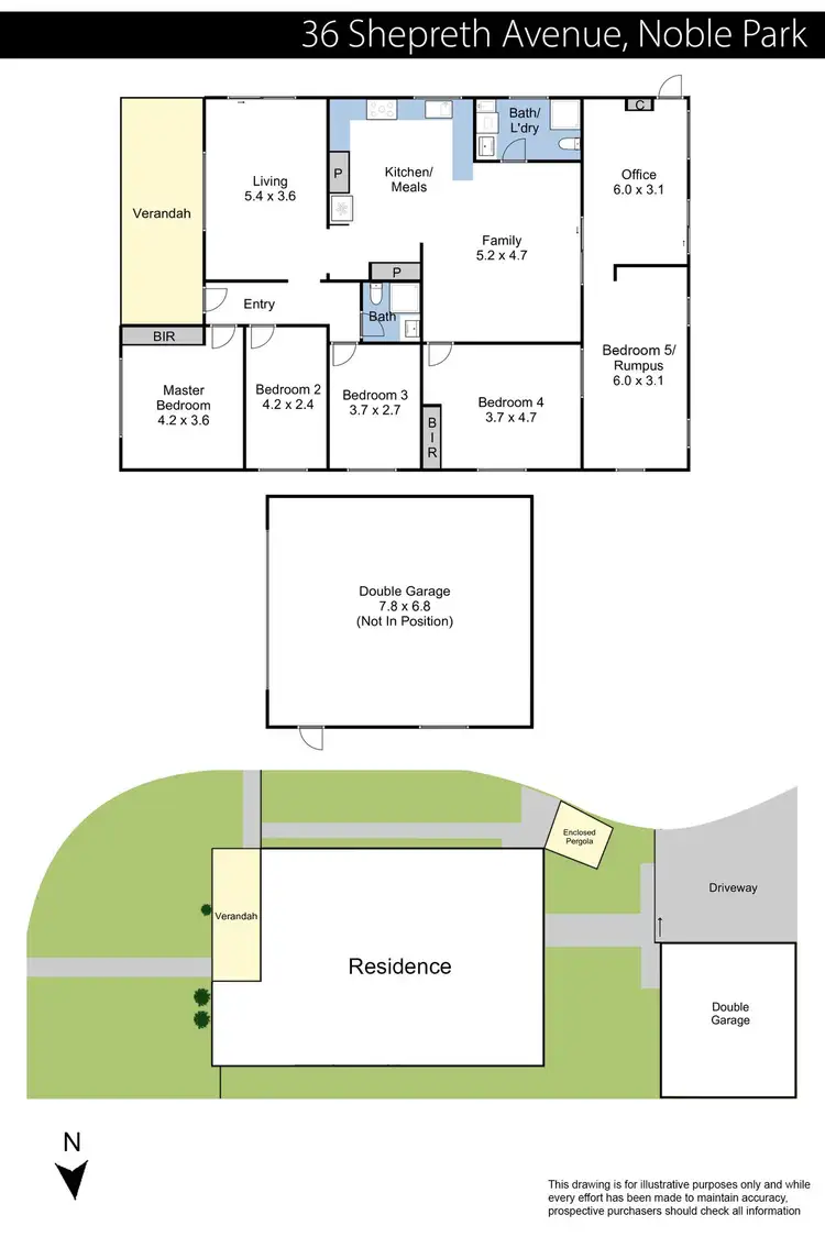 Floorplan of Homely house listing, 36 Shepreth Avenue, Noble Park VIC 3174
