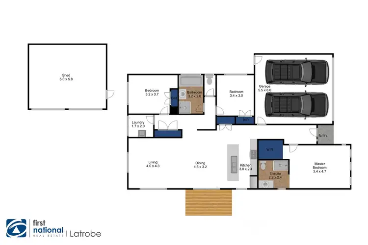 Floorplan of Homely house listing, 28 Summerhill Road, Traralgon VIC 3844