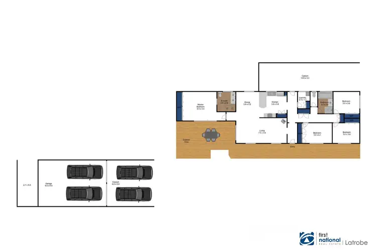 Floorplan of Homely house listing, 60 Traralgon-Maffra Road, Glengarry VIC 3854