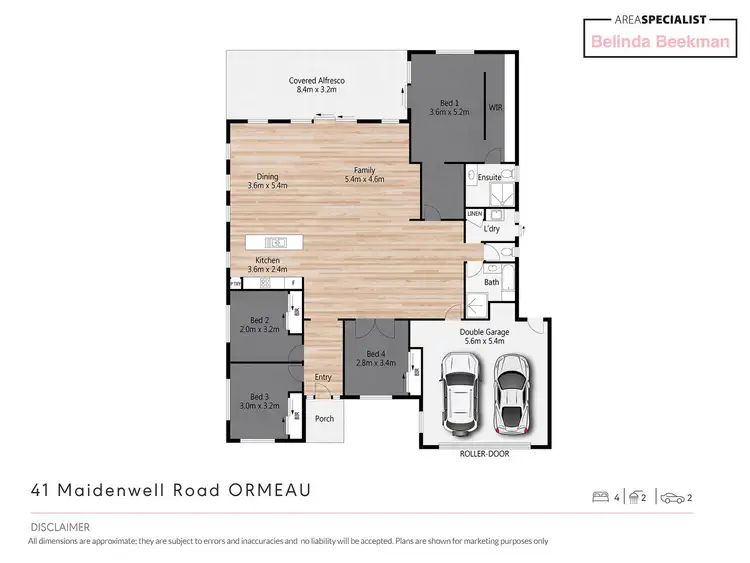Floorplan of Homely house listing, 41 Maidenwell Road, Ormeau QLD 4208
