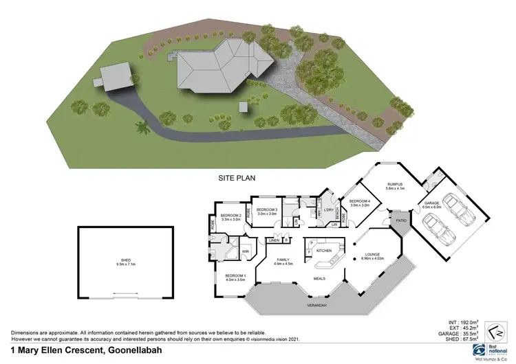 Floorplan of Homely house listing, 1 Mary Ellen Crescent, Goonellabah NSW 2480