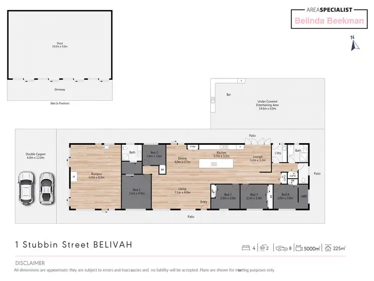 Floorplan of Homely house listing, 1 Stubbin Street, Belivah QLD 4207