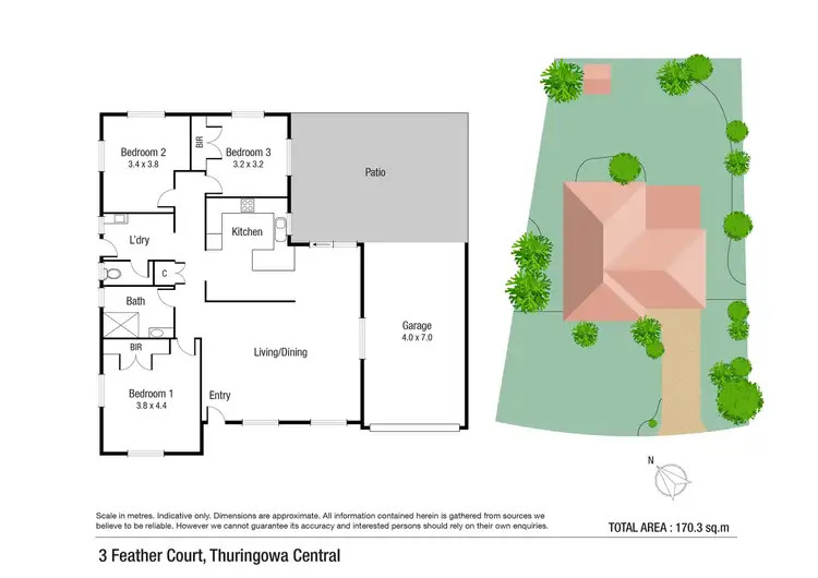 Floorplan of Homely house listing, 3 Feather Court, Kirwan QLD 4817