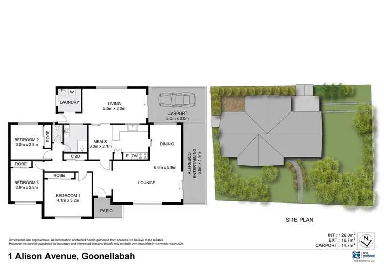 Floorplan of Homely house listing, 1 Alison Avenue, Goonellabah NSW 2480