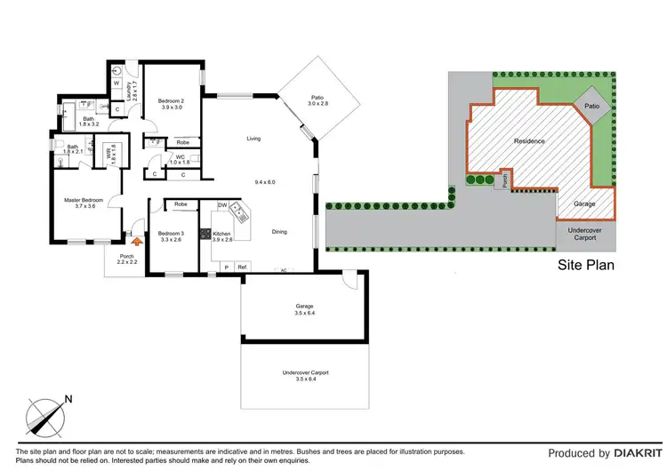 Floorplan of Homely unit listing, 33A Brook Street, Sunbury VIC 3429