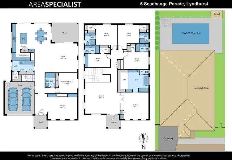 Floorplan of Homely house listing, 6 Seachange Parade, Lyndhurst VIC 3975