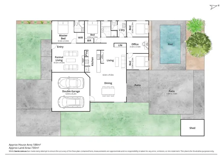 Floorplan of Homely house listing, 55 Obrien Road, Trinity Park QLD 4879