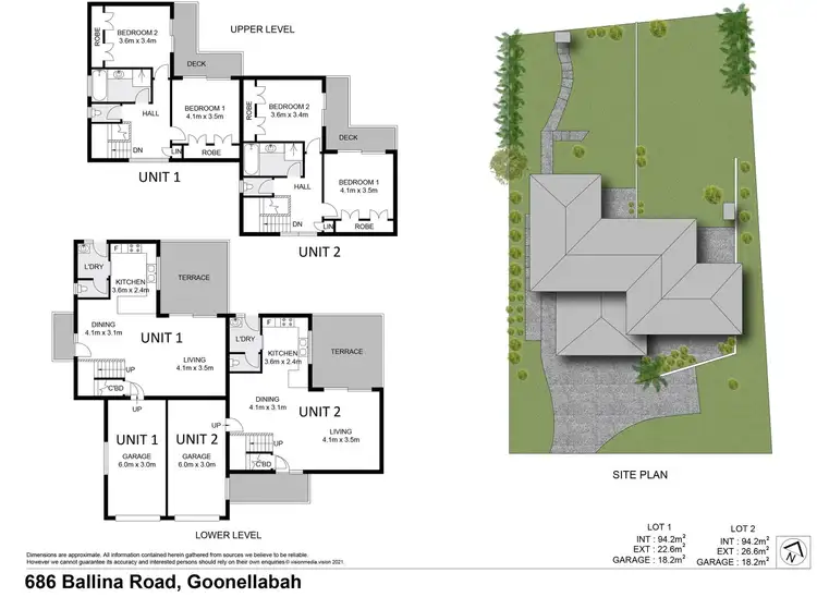 Floorplan of Homely unit listing, 686 Ballina Road, Goonellabah NSW 2480