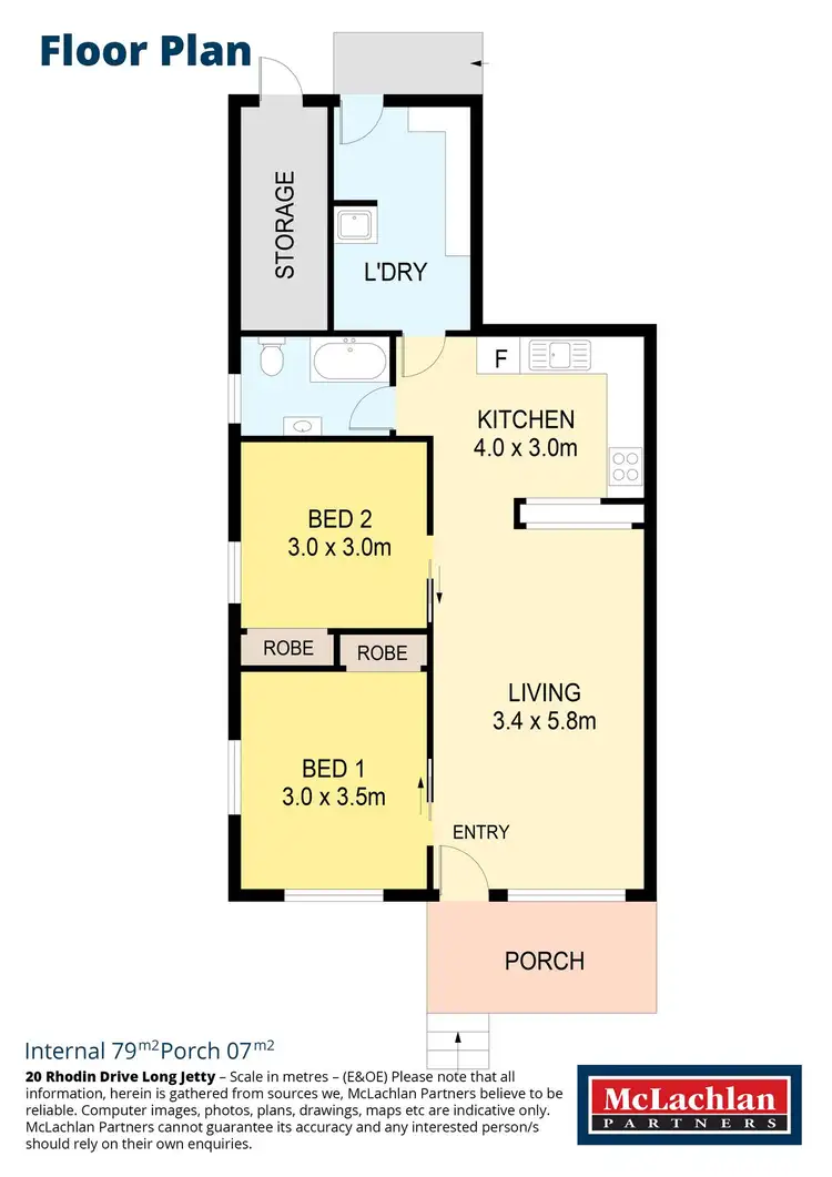 Floorplan of Homely house listing, 20 Rhodin Drive, Long Jetty NSW 2261