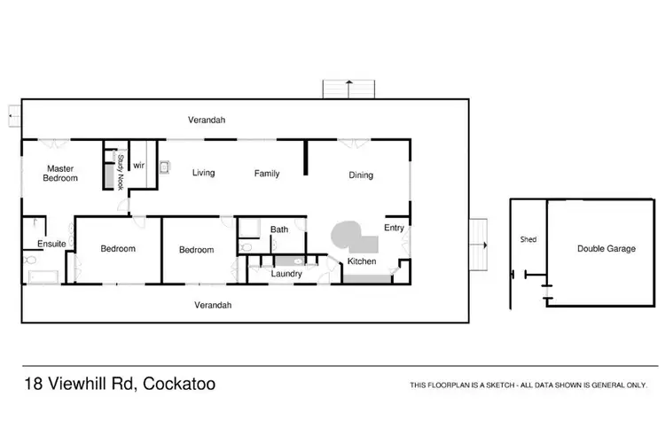 Floorplan of Homely house listing, 18 View Hill Road, Cockatoo VIC 3781