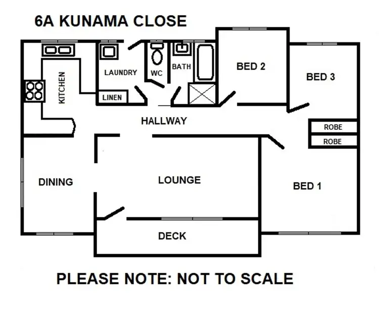 Floorplan of Homely house listing, 6A Kunama Close, Berridale NSW 2628