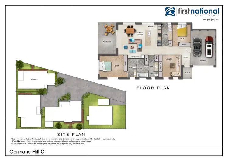 Floorplan of Homely house listing, 16 C Russell Street, Gormans Hill NSW 2795