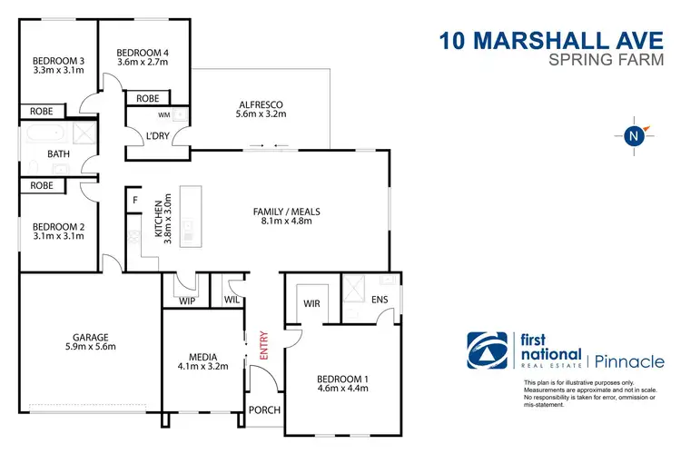 Floorplan of Homely house listing, 10 Marshall Avenue, Spring Farm NSW 2570